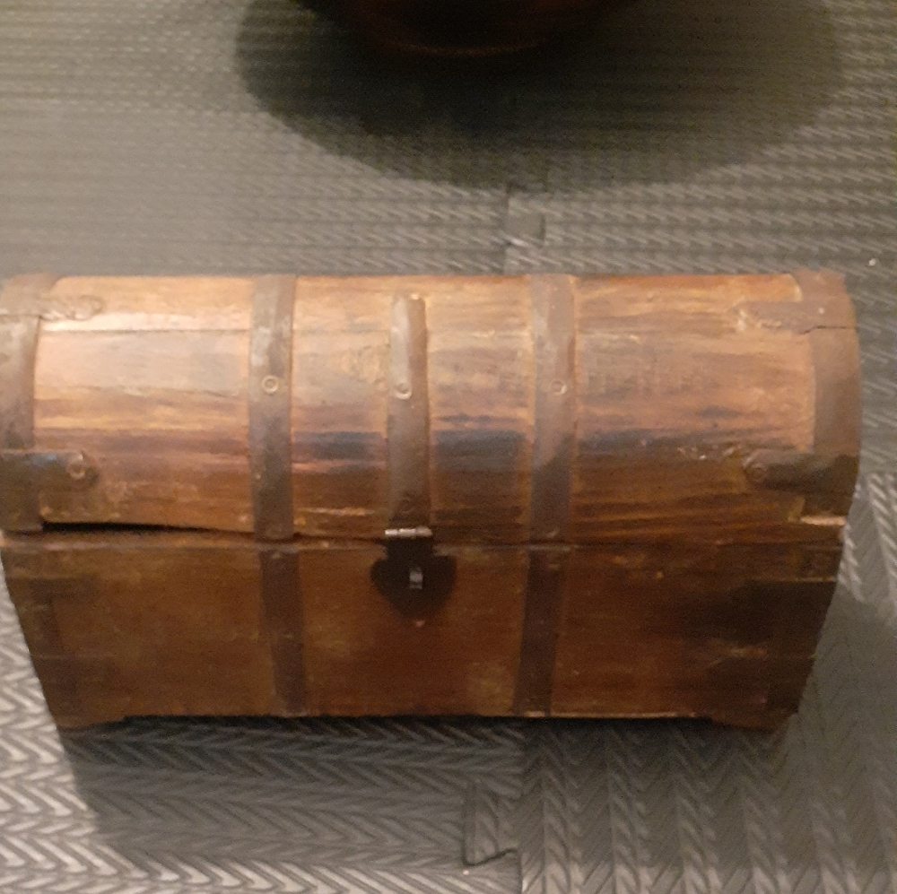 Antique wooden Treasure Chest